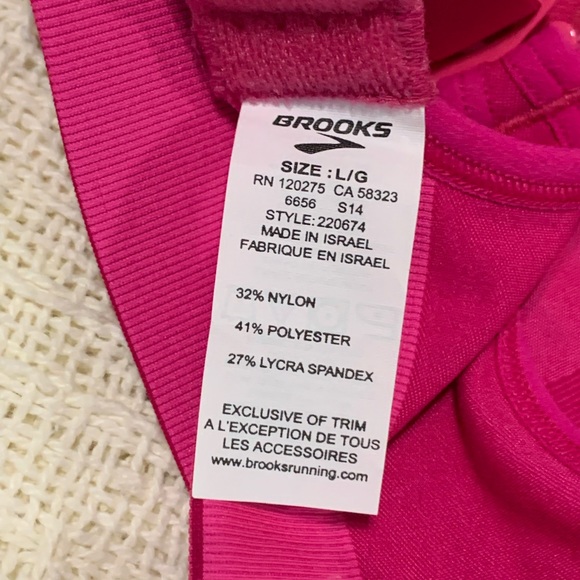 New Pink Brooks Sports Running/Exercise Bra! - Picture 8 of 9